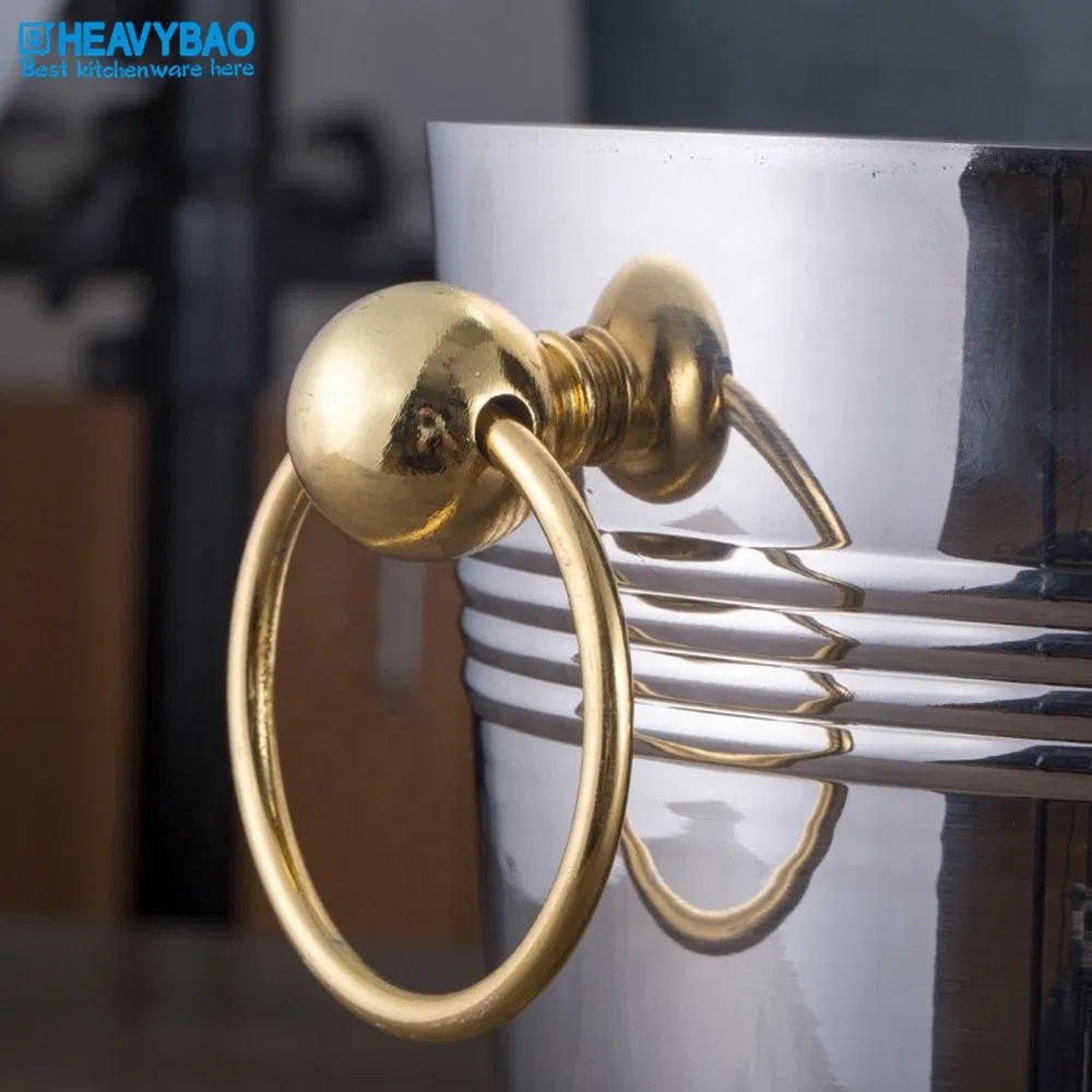 Heavybao Hot Sale Stainless Steel 201 Luxury Champagne Barrel with Double Ear