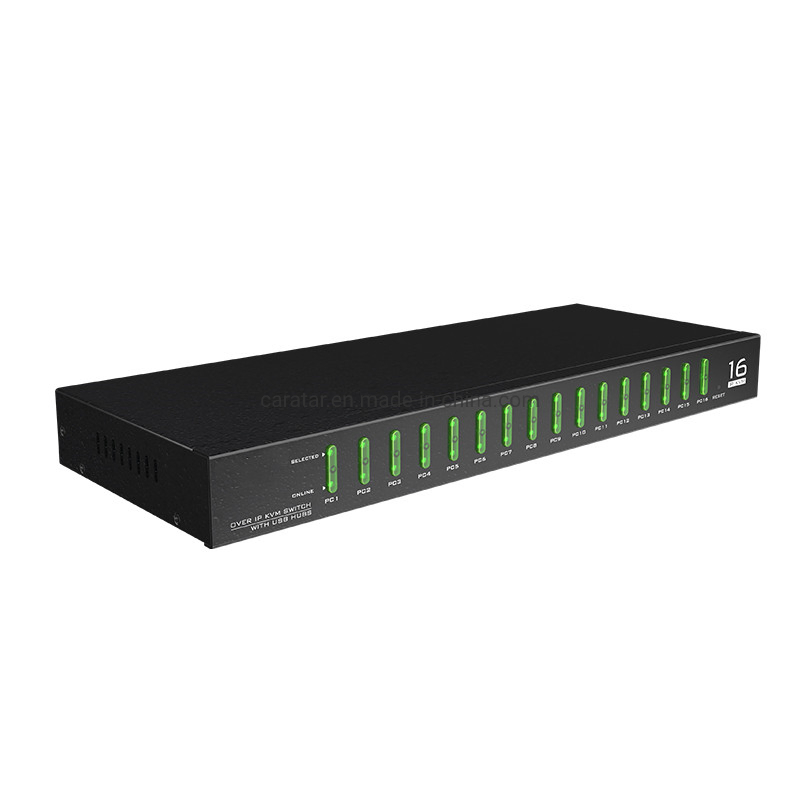 8-портовый KVM-переключатель по IP с VGA и USB