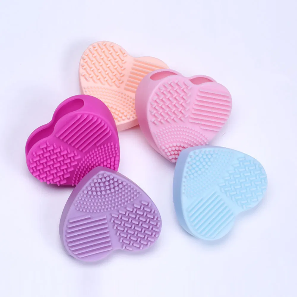 Wash Cleaning Makeup Sponge Tool Mat Wholesale Silicone Cosmetic Brush Clean Washing Pad