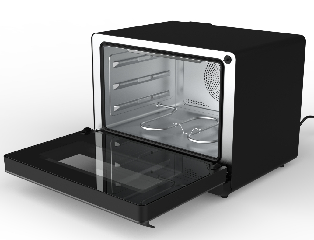 CB Certificated 25L Mini Freestanding Tabletop Electric Air Fryer Steam Oven