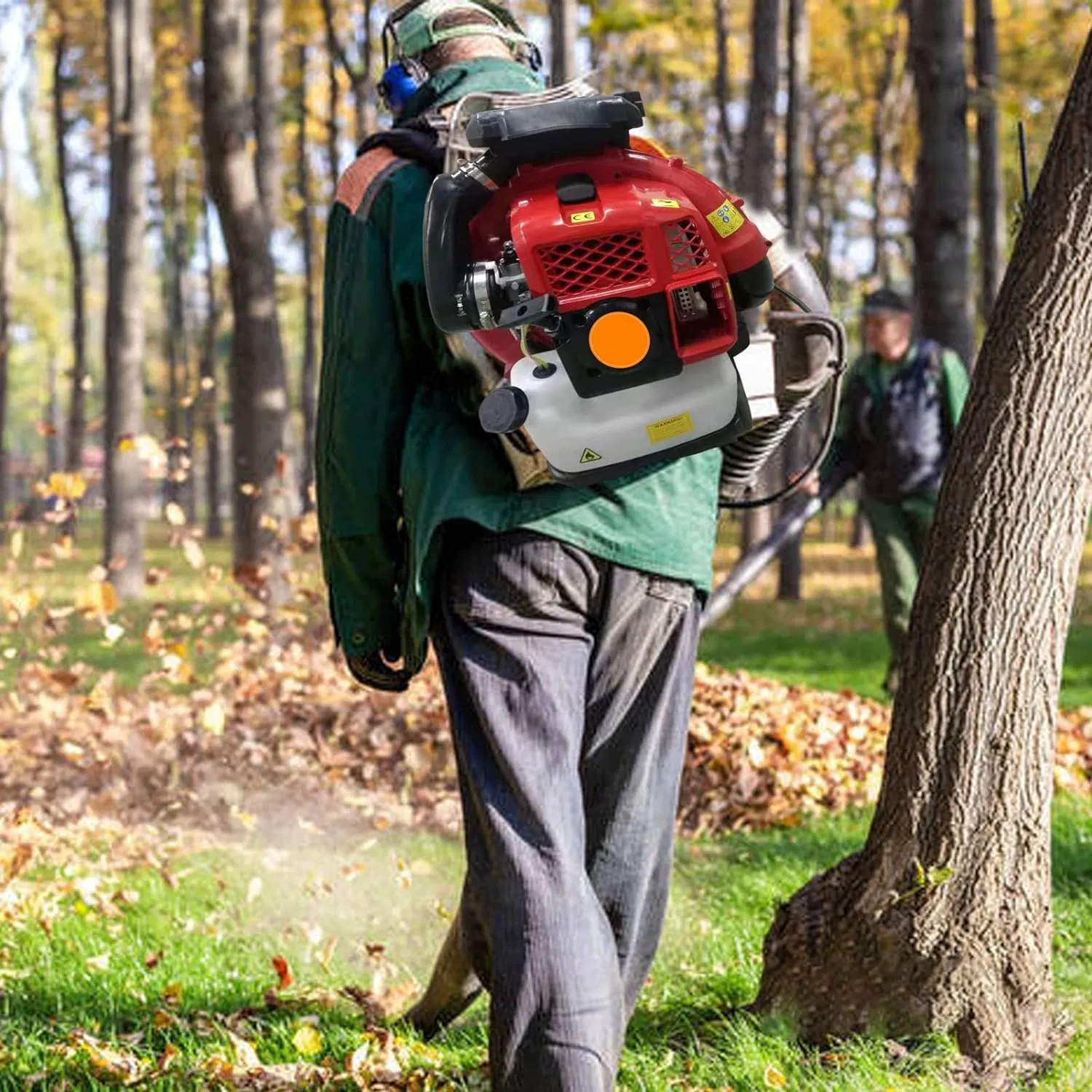 80cc 2-Stroke 2300W 2L Backpack Leaf Snow Air Blowers