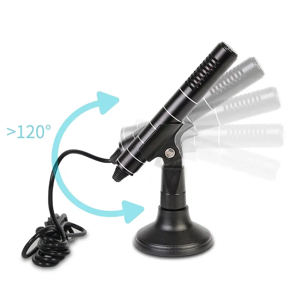 Professional USB Condenser Gaming Microphone with RGB Light, Plug & Play Desktop Mic for PC Laptop, Cardioid Recording Microphone with Mute Button Sdondz Mt4