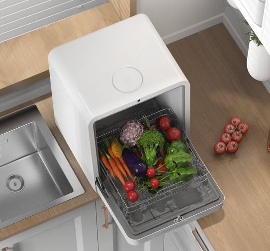 Smart Countertop Portable Dishwasher with WiFi Control & UV Sterilization