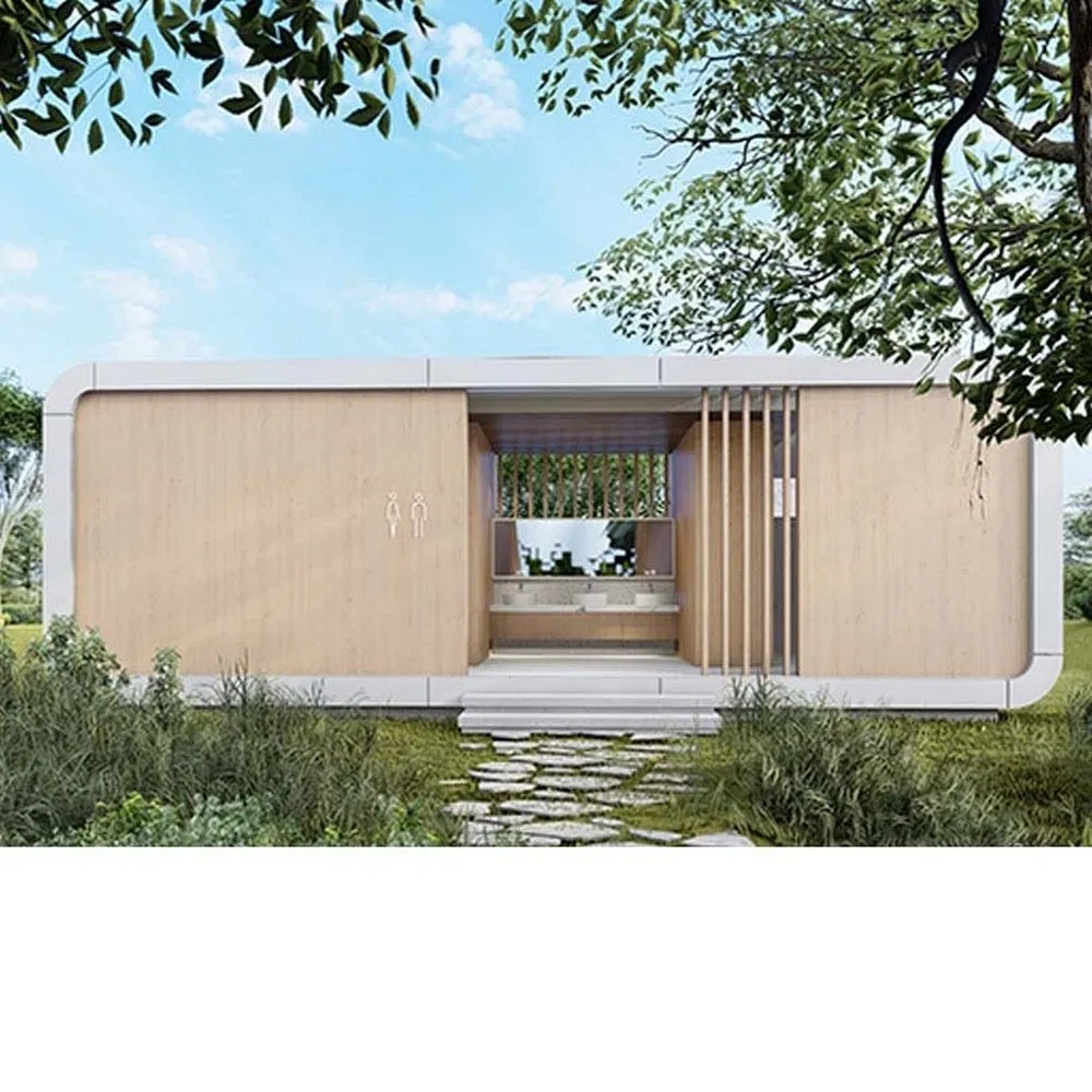 Economic Modular Prefabricated House Manufacturing Long Lifespan T1 Portable Modular Toilet