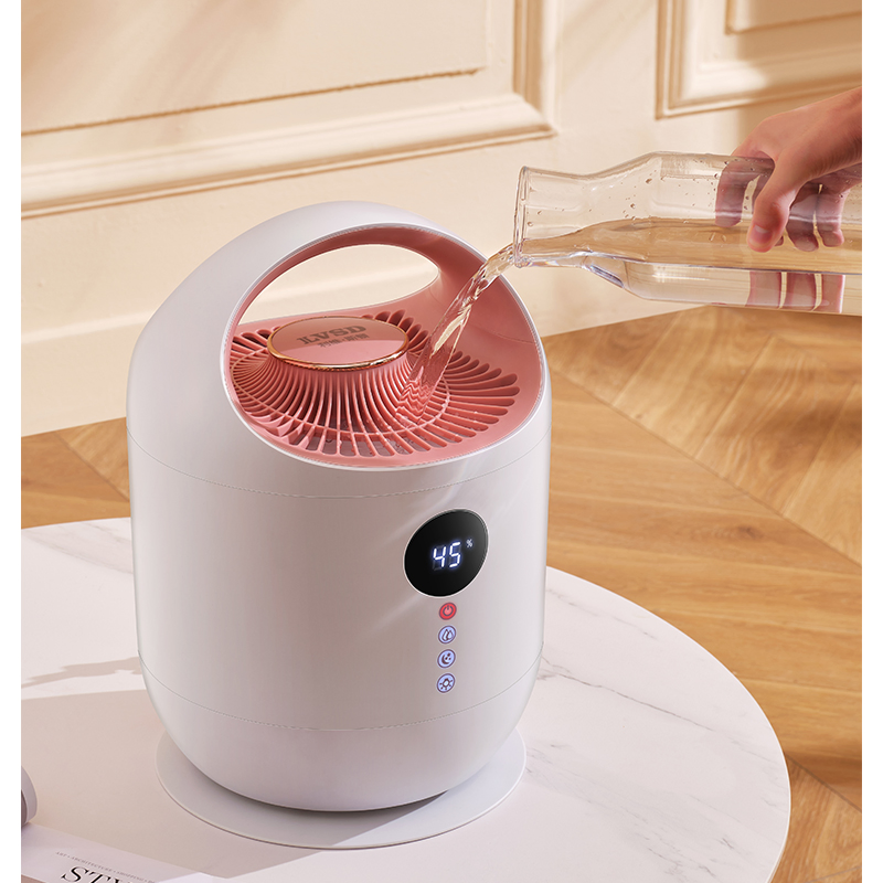 Floor Standing Diffiser Humidifier Big Humidifiers Space LED Mist Free Air Humidifier for Home Use