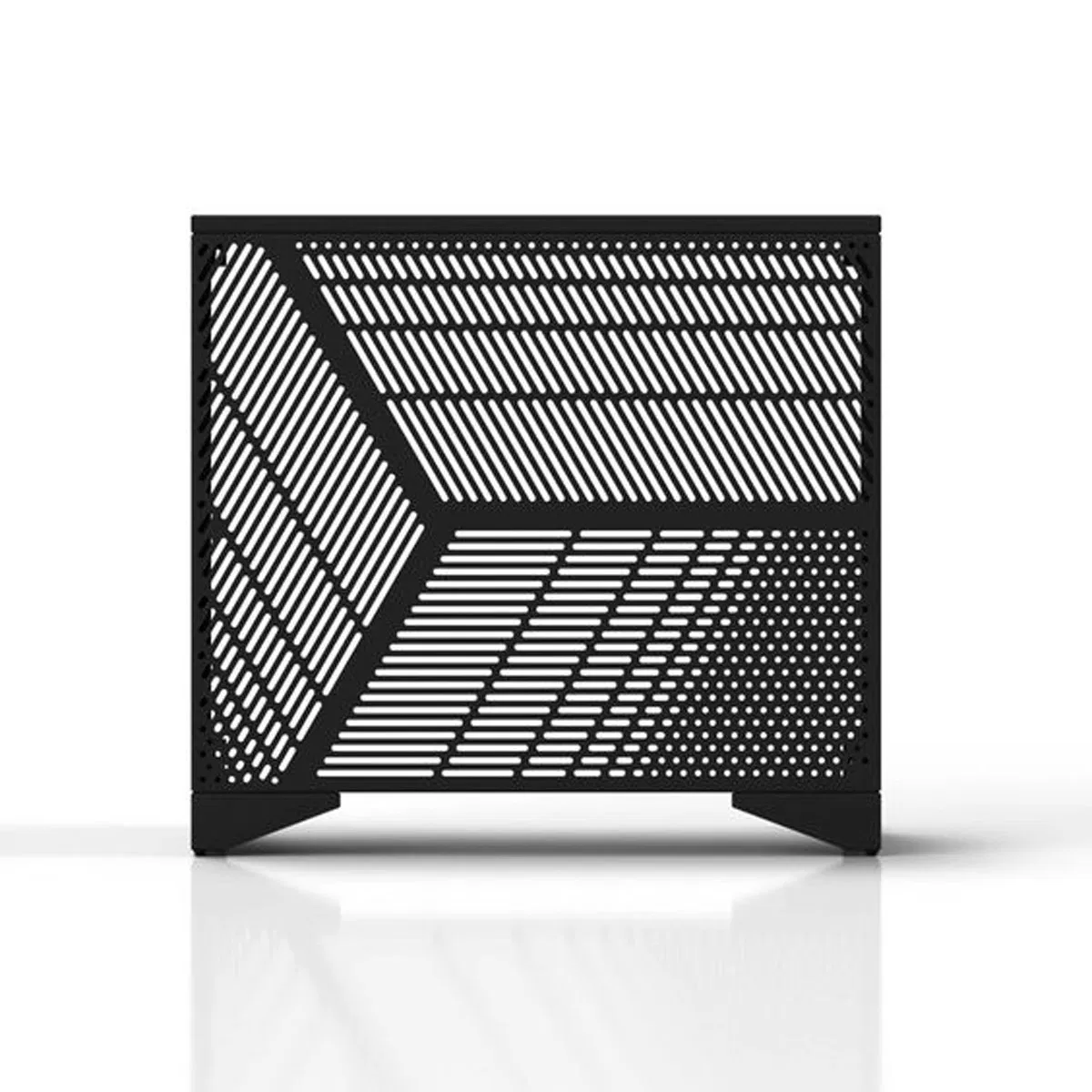 Outdoor Prefabricated Perforated Fireproofing Decorate Aluminum Air Conditioner Outdoor Protective Cover