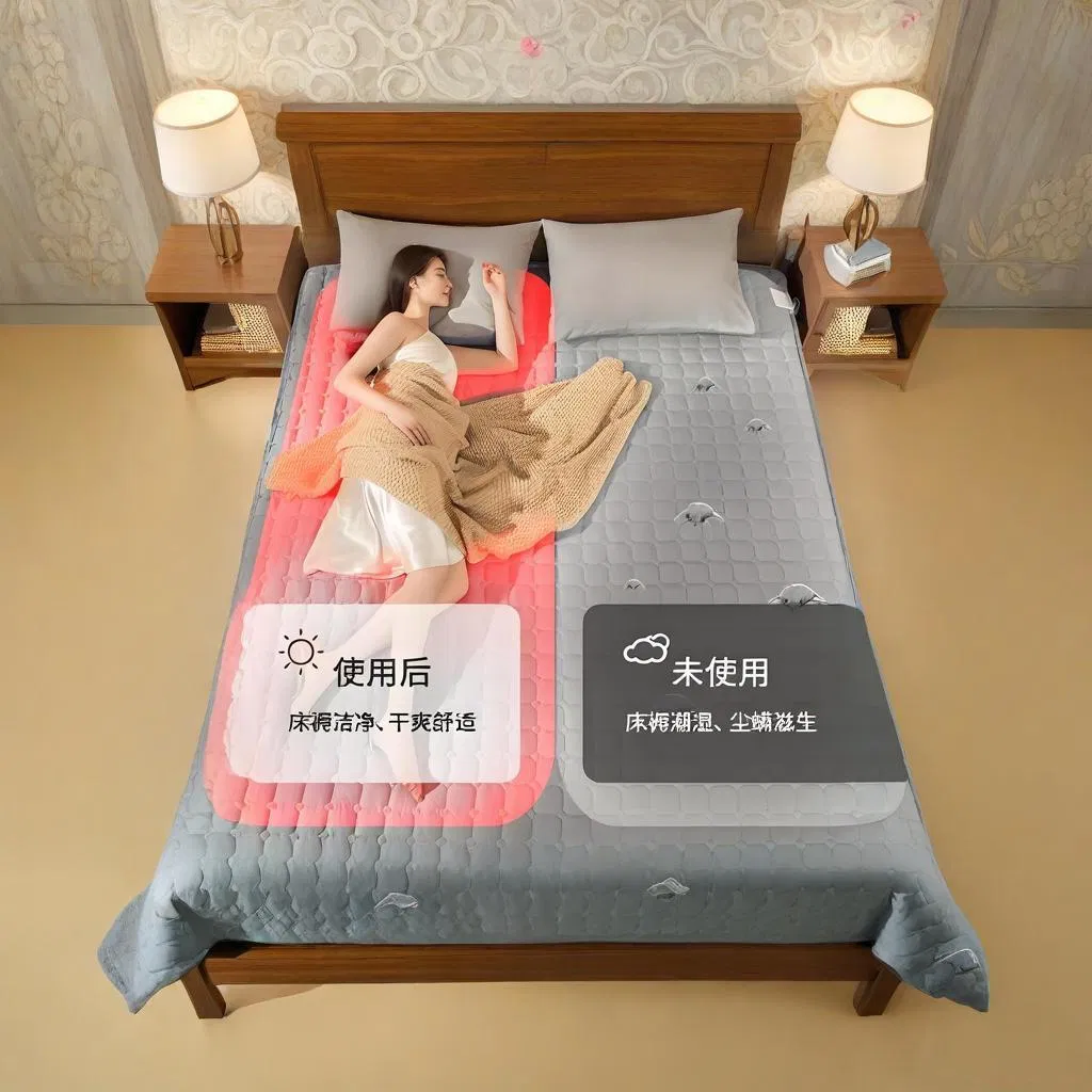 King -Size Mattress Auto Shut-off Smart Hot Water Electric Heated Blanket with Good Service