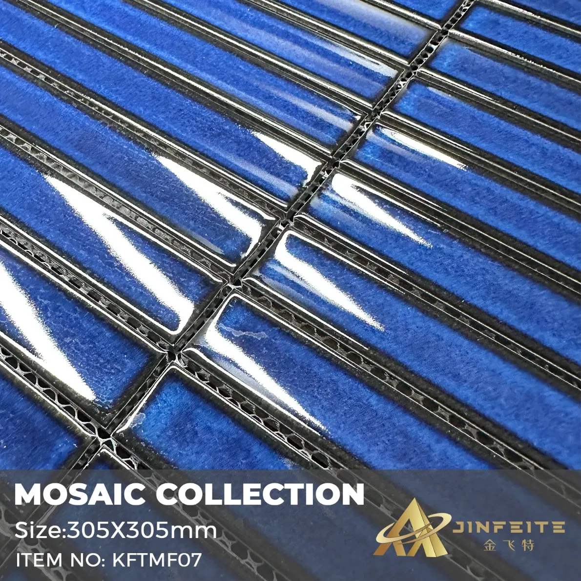 Soft Matt Rectangle Style Porcelain Mosaic OEM/ODM Available Foshan Factory