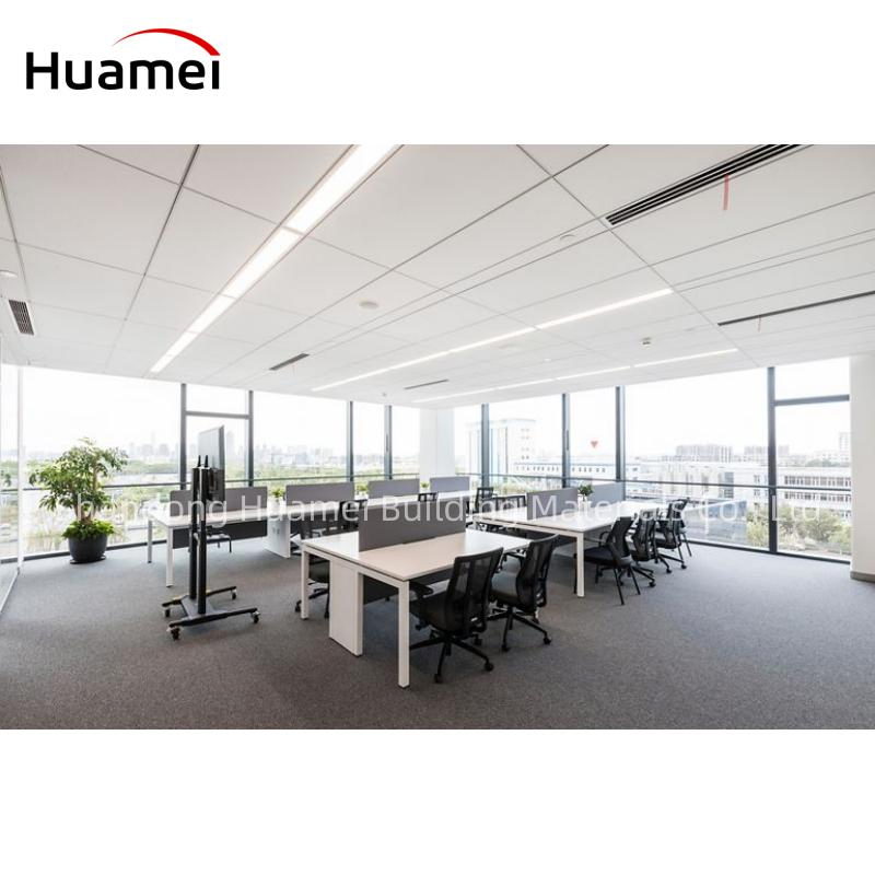 Hot Sale European Standards Sound Absorbing Fiberglass Acoustic Ceiling Panel for Office