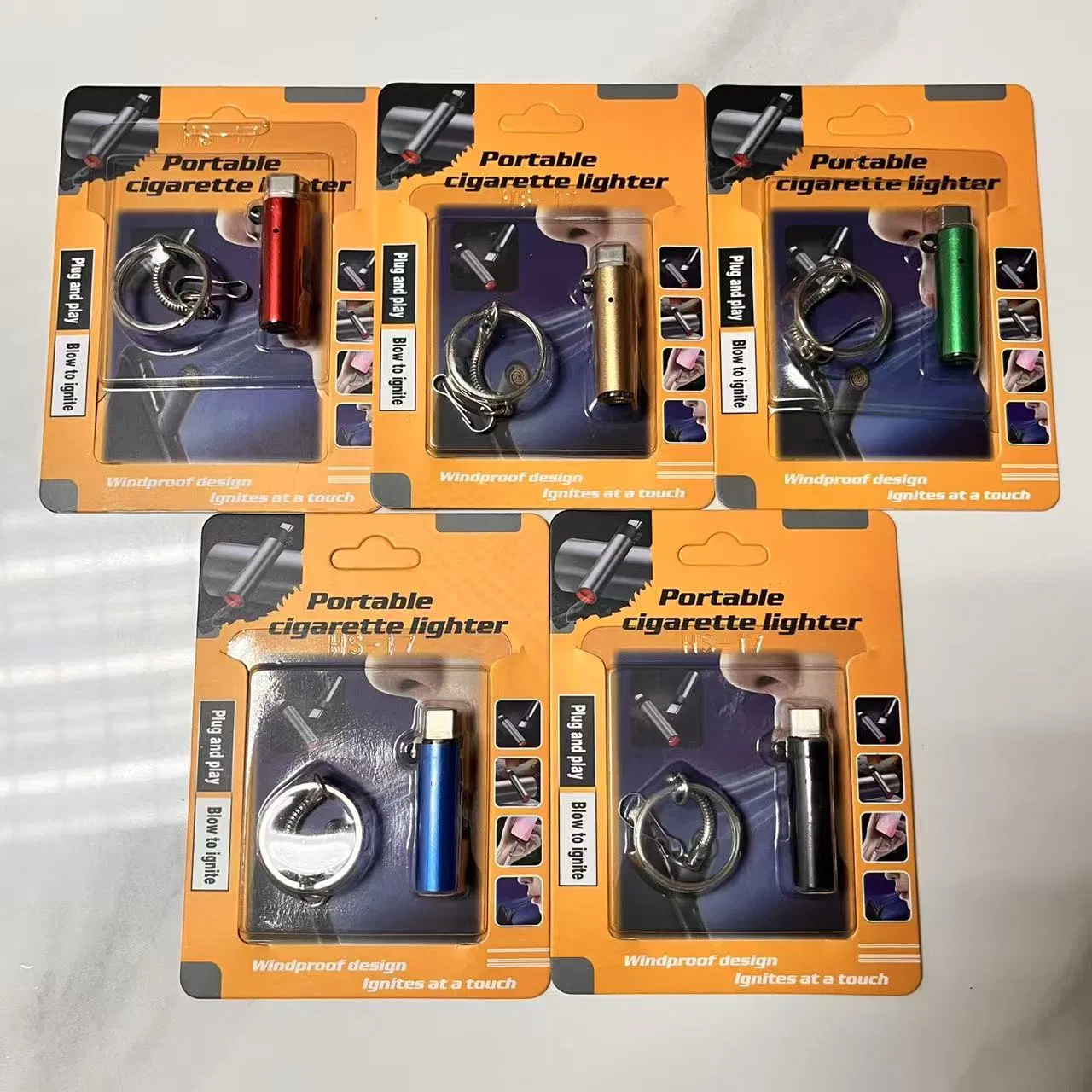 2025 New Portable Lighter Mobile Phone Type C Cigar Lighter Fireless Ligher Home Lighter