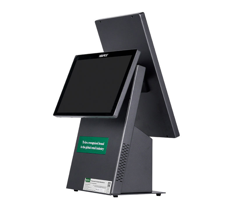 Hbapos Best Seller Q57 Dual Touch Screen Windows POS System Cash Register with Scale for Business Use