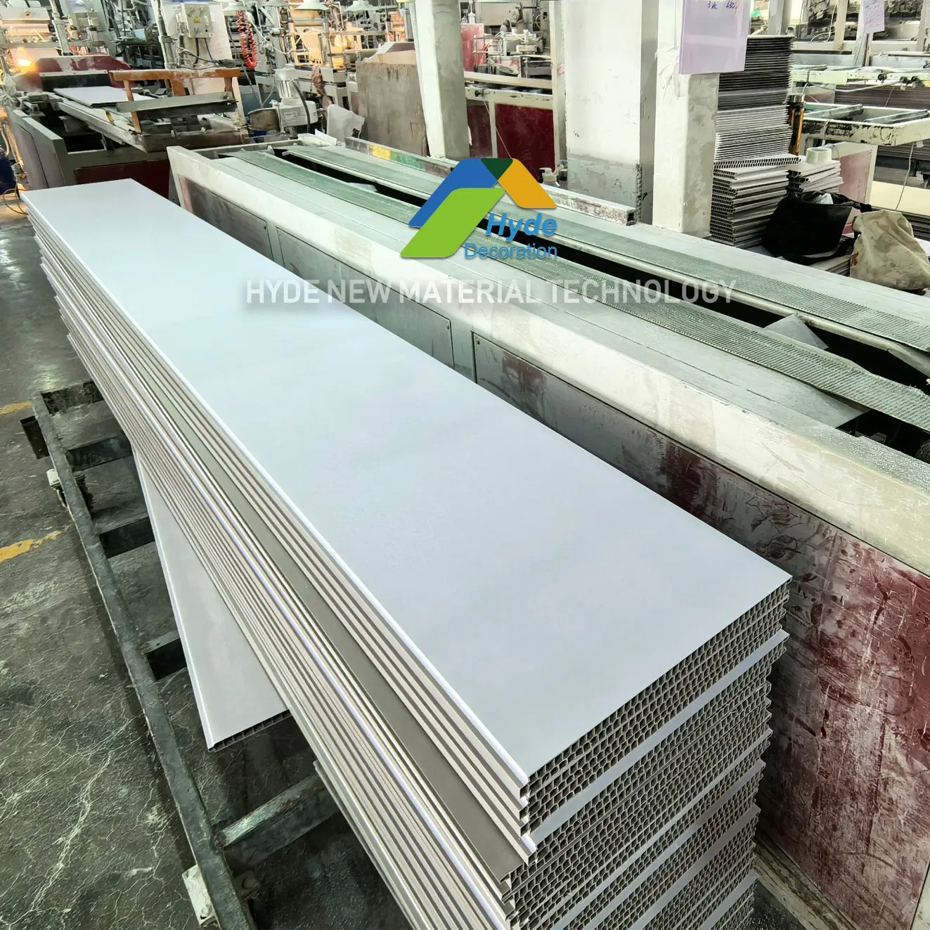 New Product Indoor High Density Click-Lock Easy Quick Installation PVC Panel Fire Resistant Partition Board