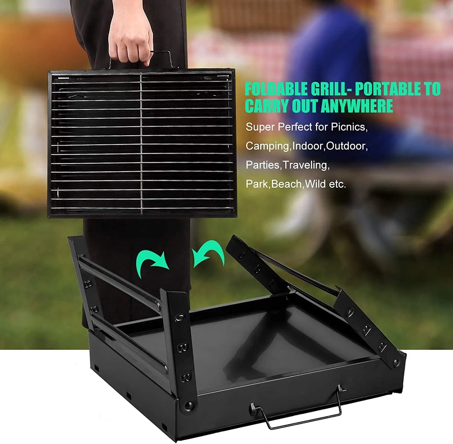 Portable BBQ Grill Manufacturer for Wholesale Folding Charcoal Grill