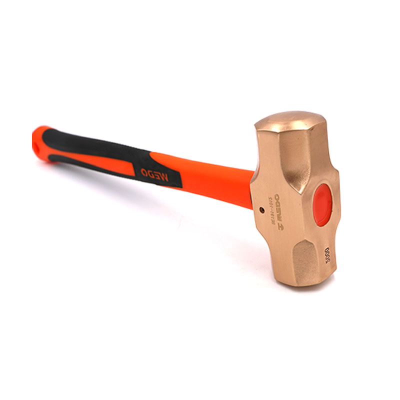 WEDO Hammer Non-Sparking Hammer Beryllium Copper Sledge Hammer Fiberglass Handle