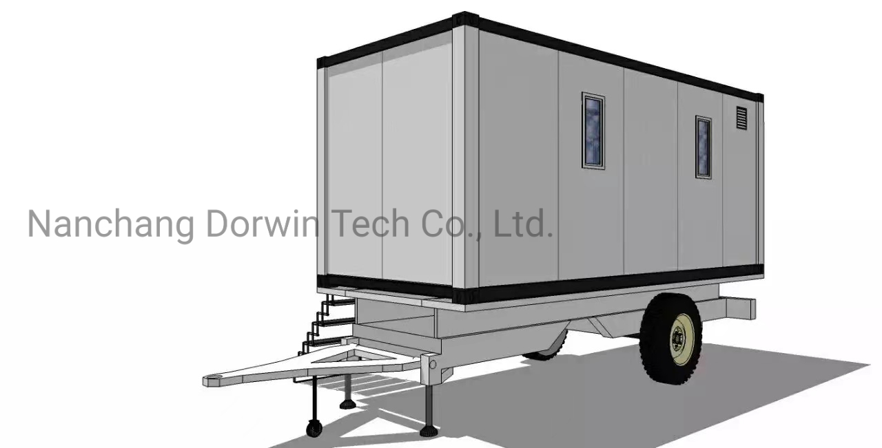 Prefabricated Container Bathroom Mobile Trailer Toilet