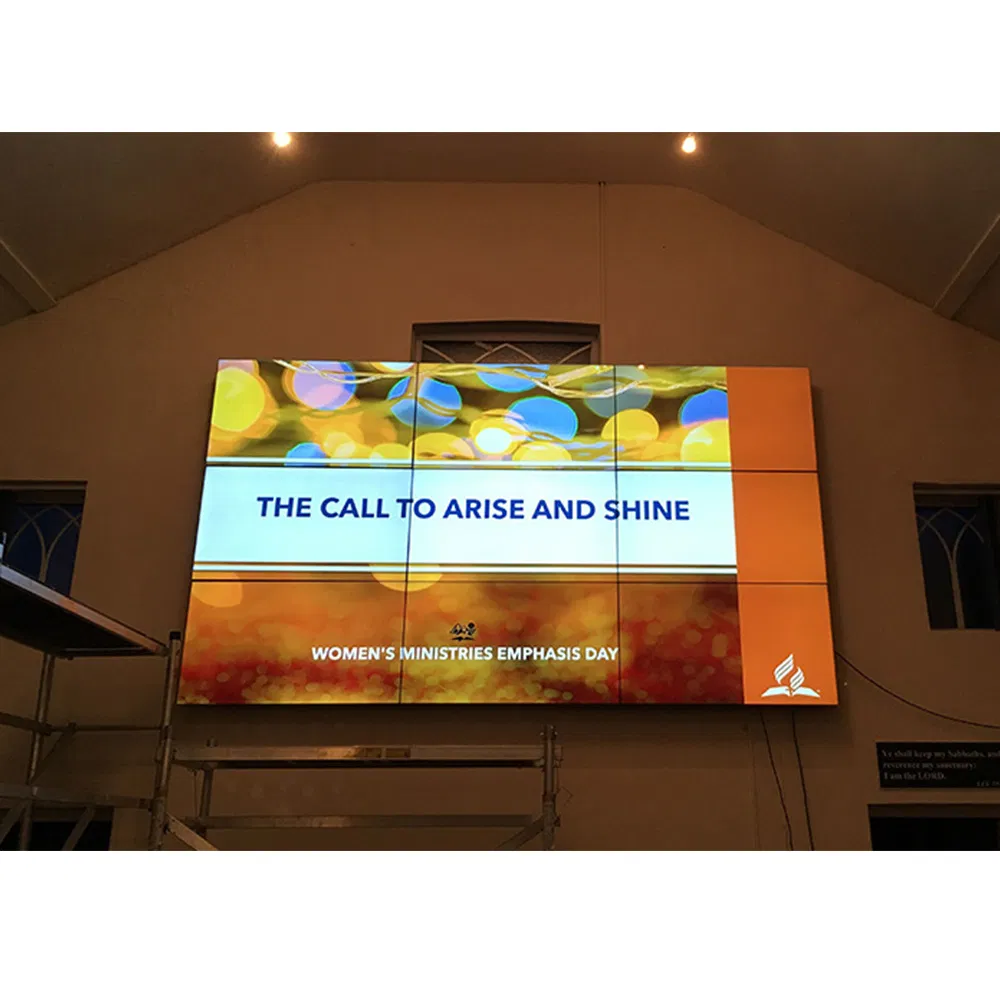 4K Indoor Use 3X3 55inch 3.5mm Bezel LG Original Panel LCD Video Wall Display Screen