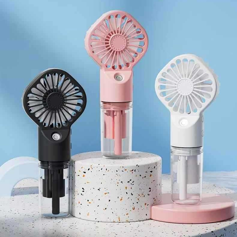Hot Selling Hand-Held Spray Mini Fan Portable Rechargeable Outdoor Humidification Cool Mist Handheld Fans