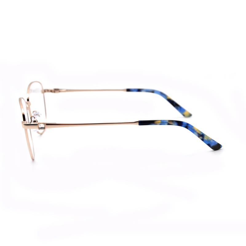 High Quality CE Round Eyewear Glasses Metal Optical Frame