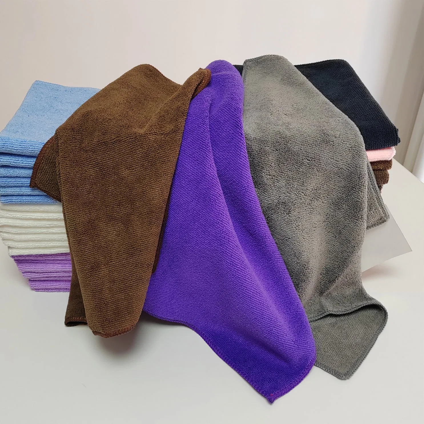 Water Absorption Microfiber Kitchen Cleaning Cloth for Car