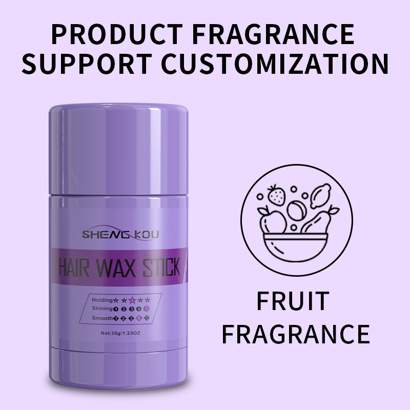 OEM/ODM Long Lasting Styling Wax Edge Control Natural Ingredients Custom Scent Strong Hold Private Label Hair Wax Stick