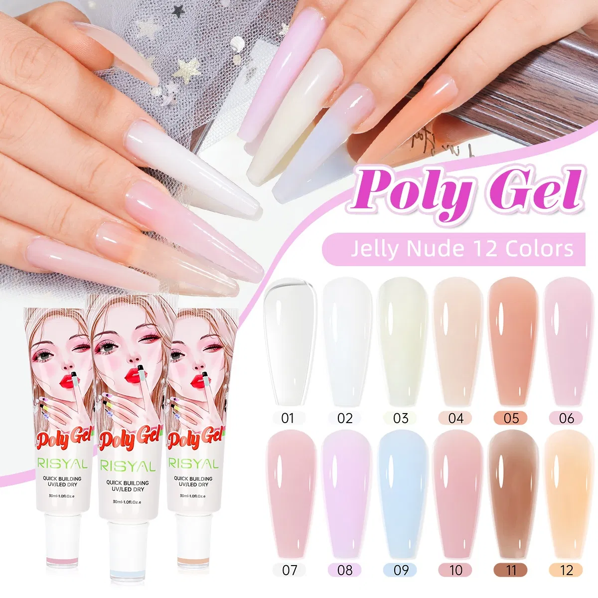 Cartoon Design Quick-Drying No-Bake Peelable Nail Polish Nude Color Cross-Border Exclusive Beauty Set Polish New Arrival
