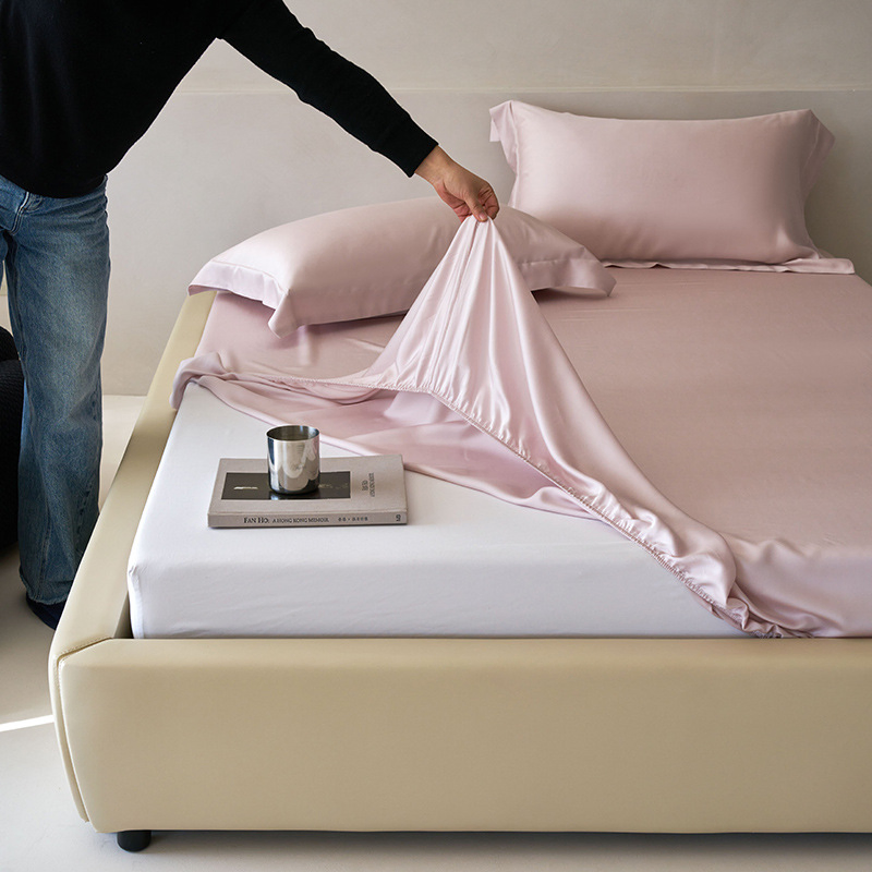 Luxury Cool Max 0.26 100s 100% Tencel Mattress Protector Cover Fitted Sheet