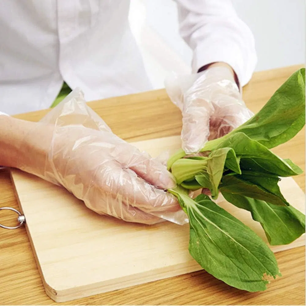 Plastic Food Safe Disposable Gloves