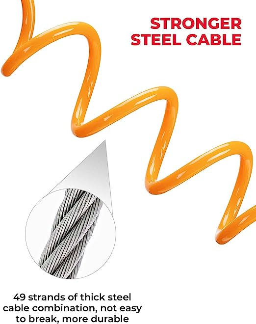 High Quality Safety Steel Mountain Chain Bike Locks with 5-Digit Combination