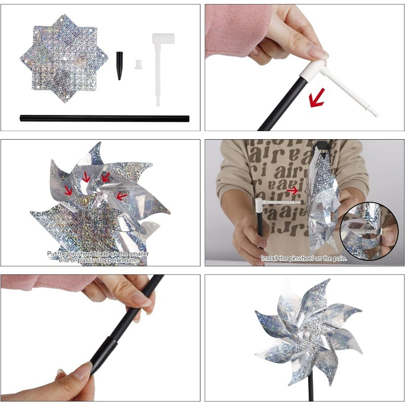 Inexpensive Modern Delicate Heat-Resisting Home Decor Windmill Garden Furniture Decoration