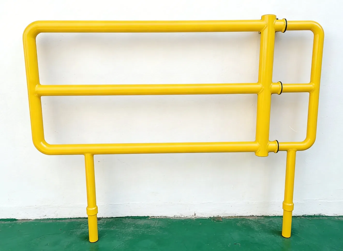 Stanchion Industrial Walkway Platform Safety Metal Stair Ladder Customized Handrail