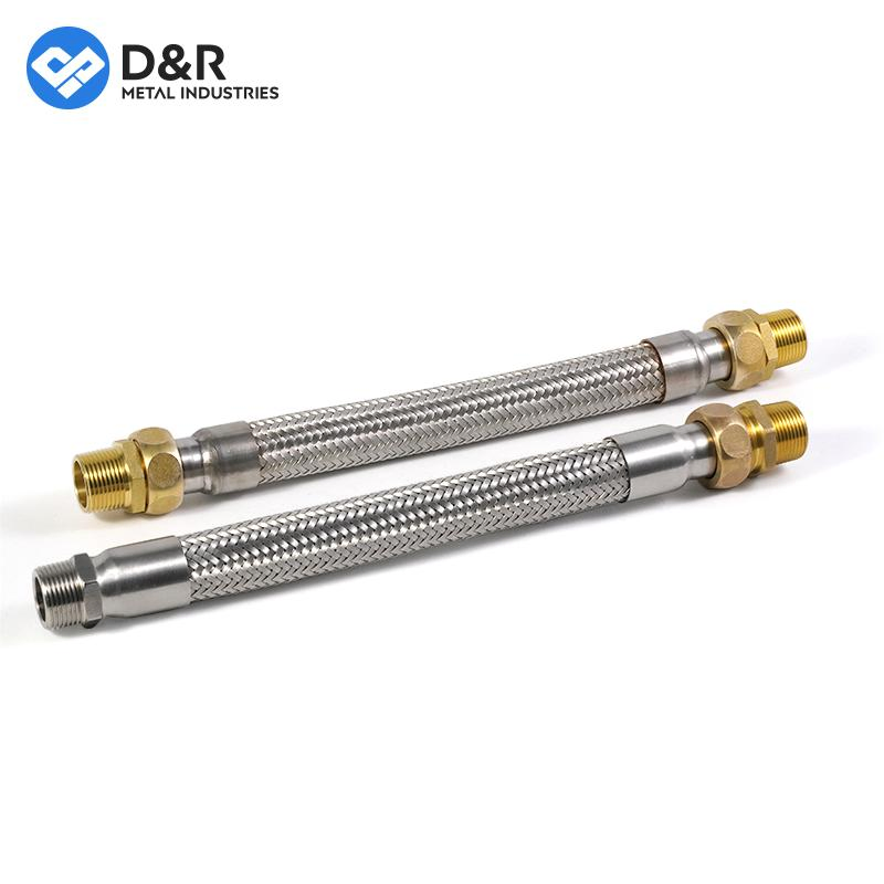 D&R Experienced Manufacturer Stainless Steel Flexible Braided Pipe Connector for Fcu