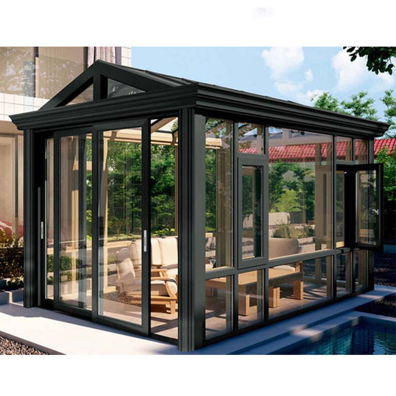 Greenhouse Energy Saving Aluminum Sunroom Aluminium Frame Glass House Garden House