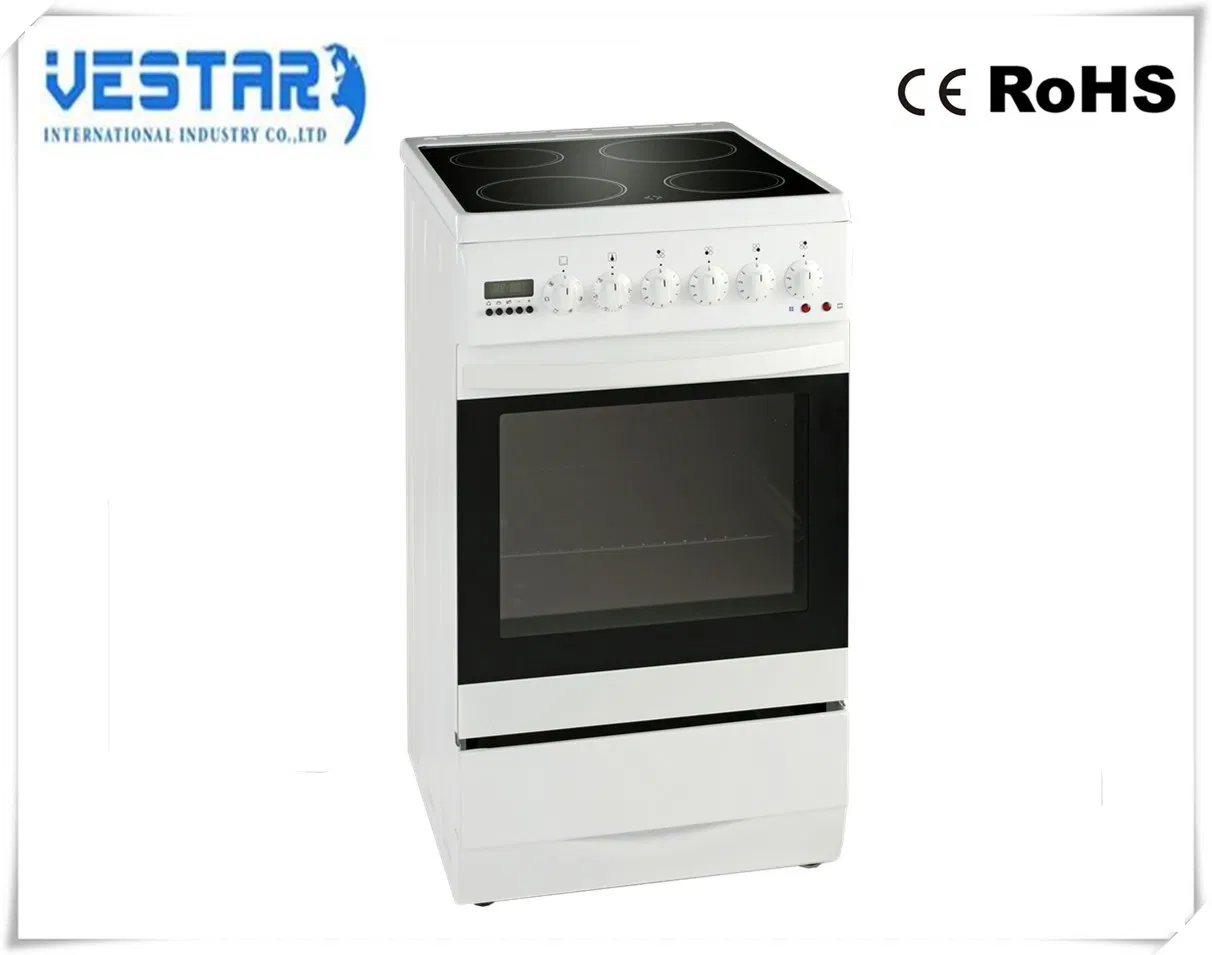 Free Standing 4 Burner Electric Cooker with Oven