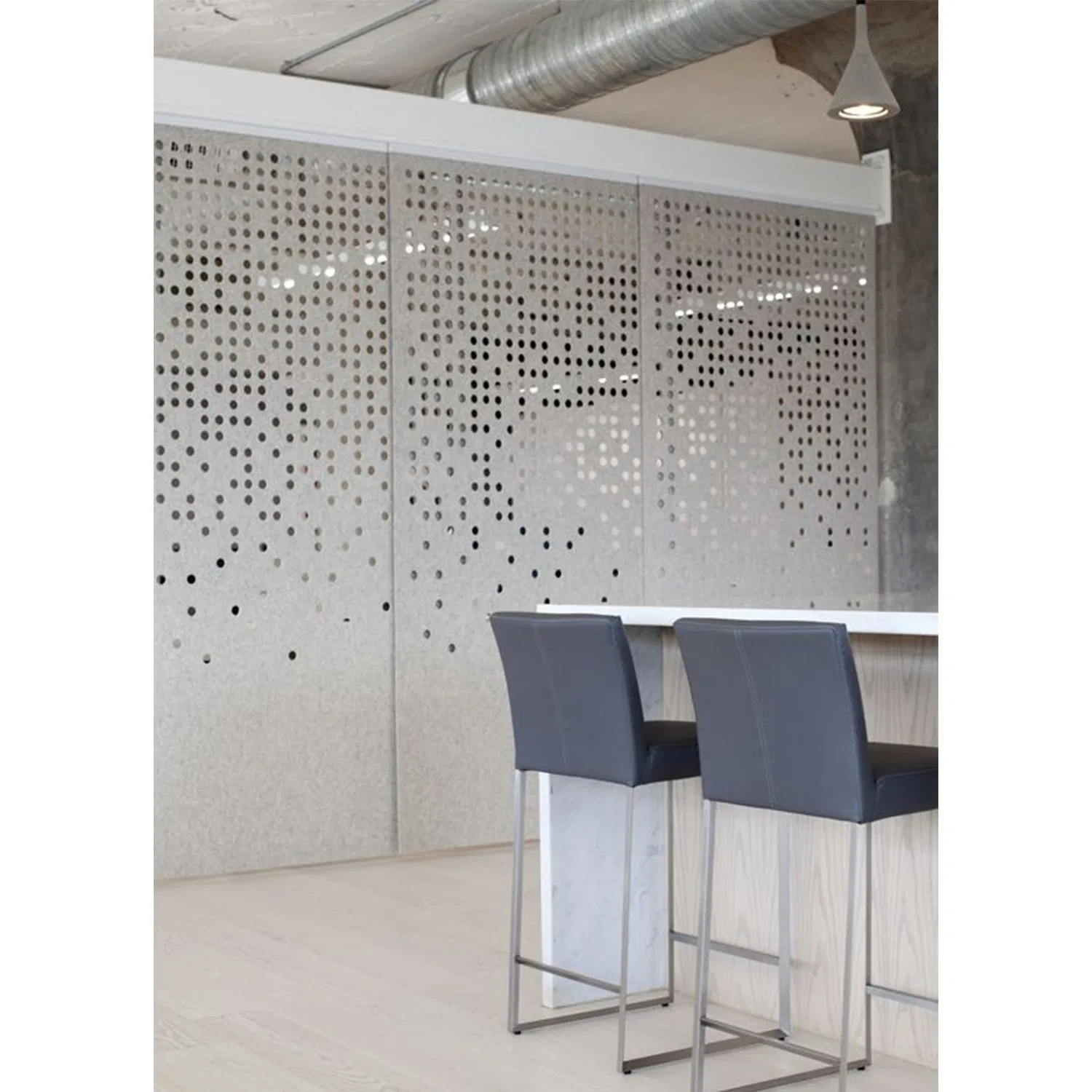 Custom Processing Office Restaurant Bar Entrance Polyester Sound Absorbing