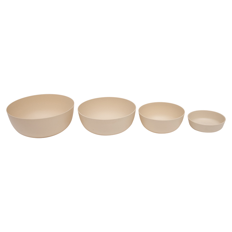 Nordic Plastic Reusable Kitchen Customized RPET Bowl Size Reusable Nordic Bowl Set