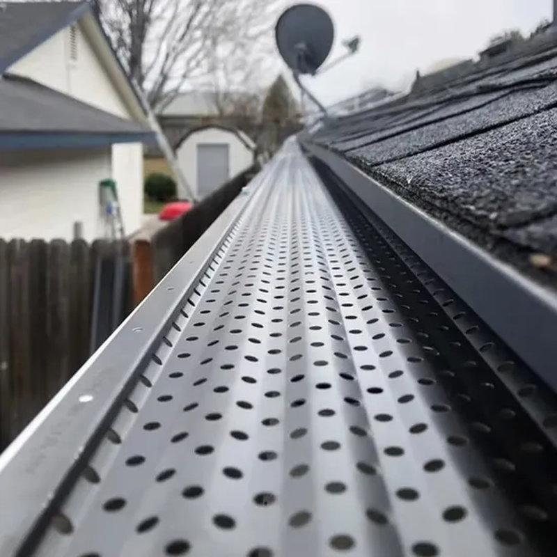 Mesh Panel Gutter Guard for Residential Roof Drainage Protection
