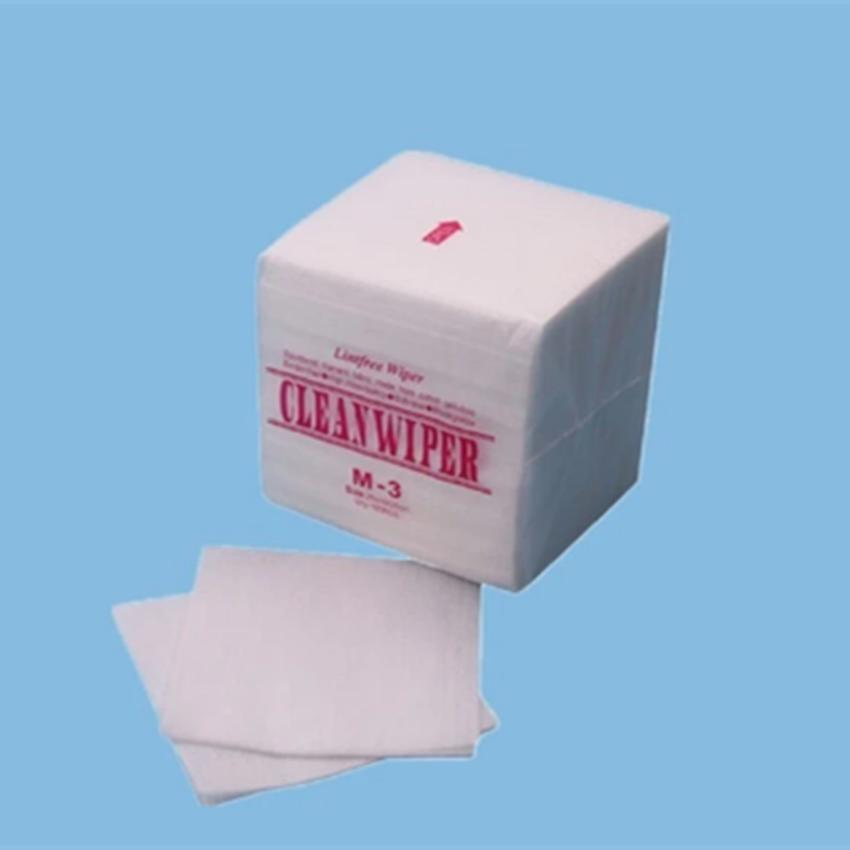 Nonwoven Fabric Viscose Polyester Lint Free Cleanroom Cleaning Wipes