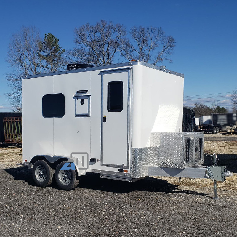 Custom Portable Office Trailer with Bathroom Construction Site Office Trailer Mobile Workspace