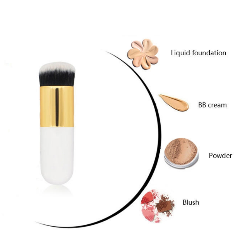 Cheap Liquid Foundation Bb Cream Powder Blush Flat Kabuki Cosmetic Brush