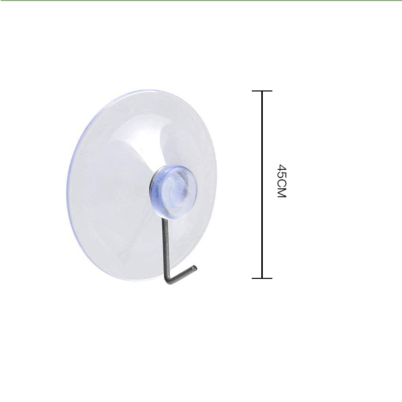 Removable Clear Suction Hooks for Wall Door Glass Window in Kitchen, Bathroom