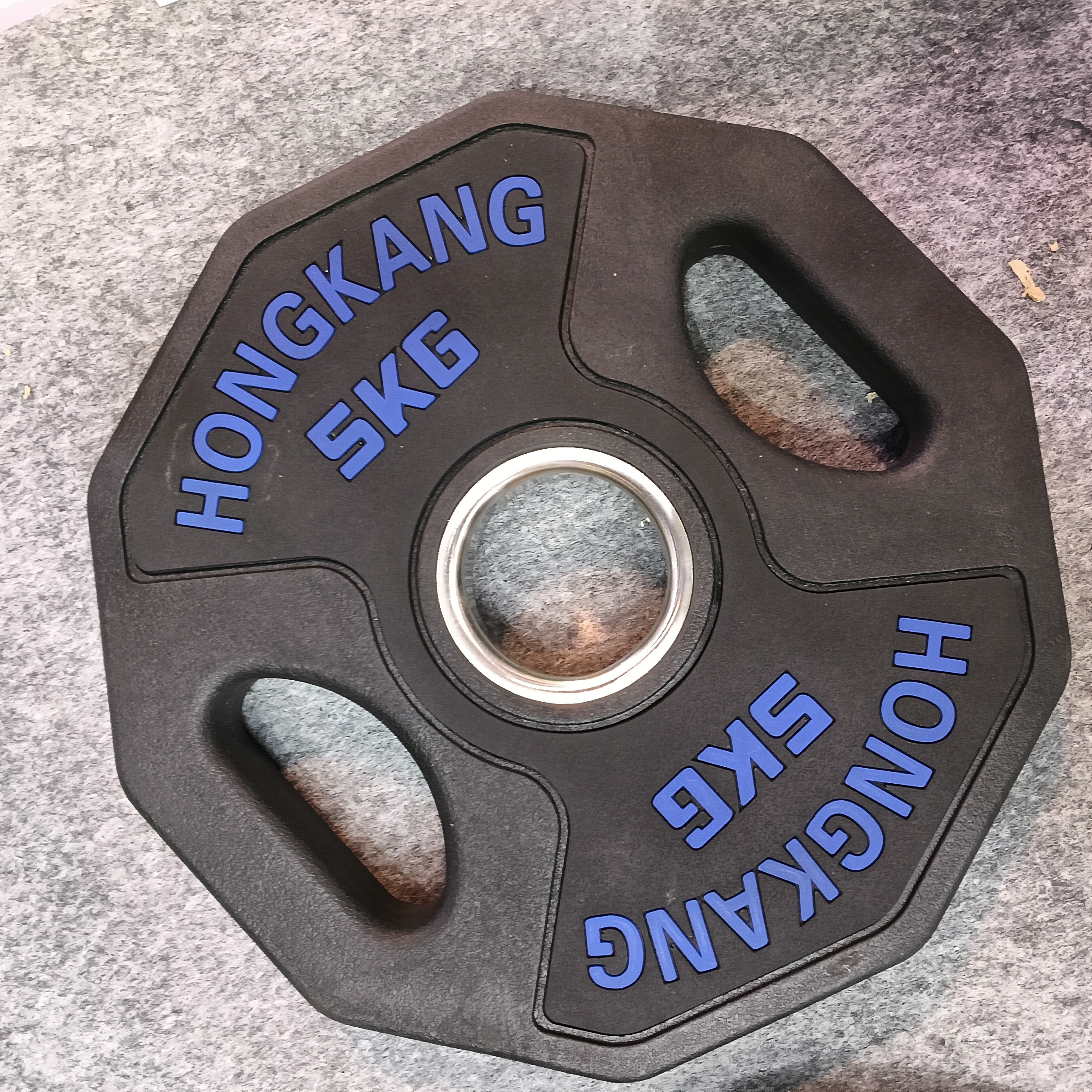 Штанга с дисками чугунными для фитнеса силовая