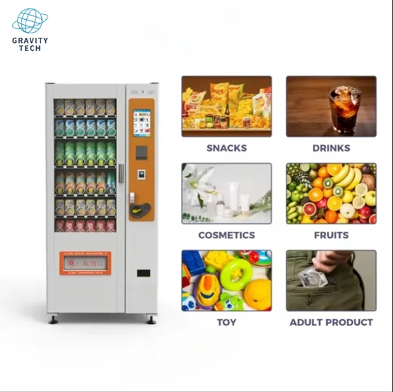 Mini Snack Vending Machine for Office with Cashless Payment System