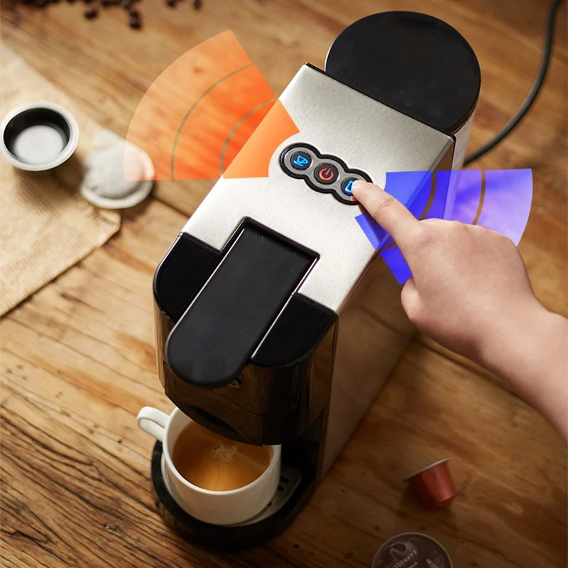 High Satisfaction Household Appliance Kitchen Tool Fully Automatic Convenient Black Espresso Coffee Maker Machine