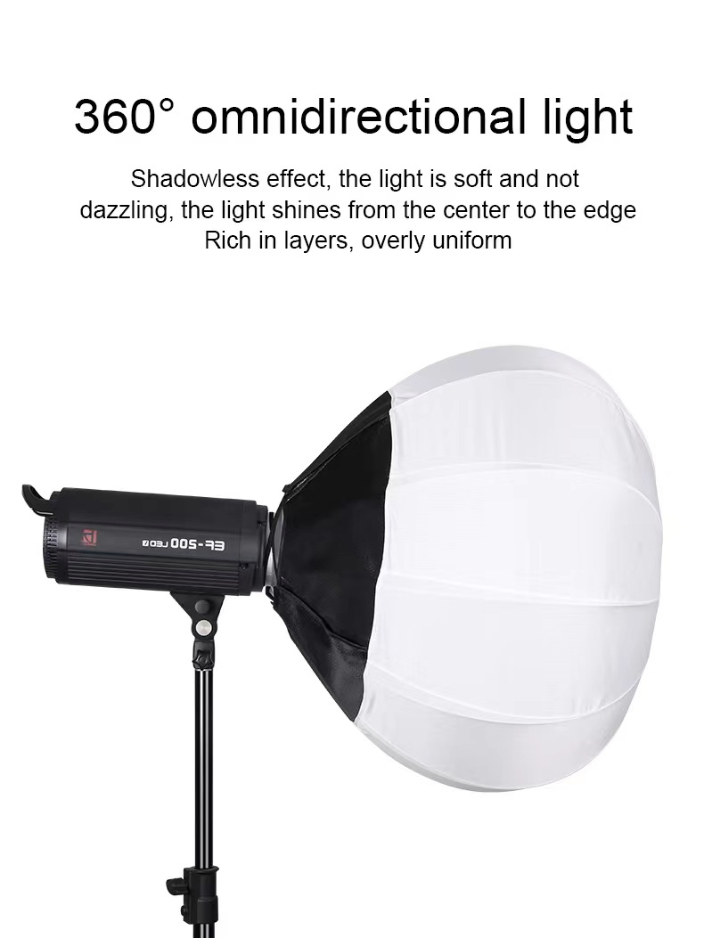 Wholesale Round Softlight Box Photography Sutdio Equipment Lighting Set Soft Box for Photo Shoot