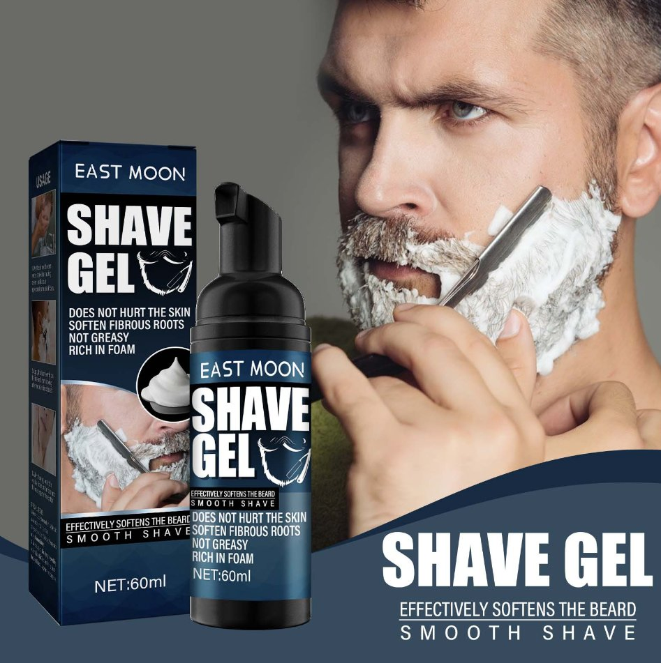 Online Wholesale in Stock Promotion Fresh Scent Clear Shaving Gel with Skin Replenishing Vitamin E and Soothing Aloe Vera Sensitive Skin Moisturizer Shave Gel