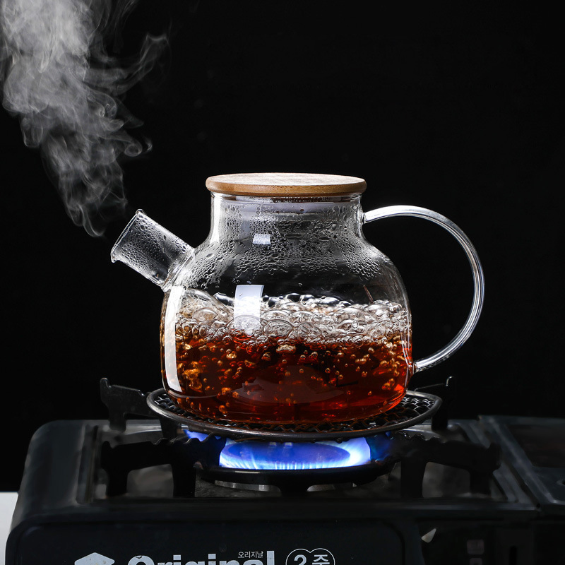 1000ml Heat Resistant Borosilicate Glass Made Multi Functional Pitcher with Glass Used for Tea or Juice