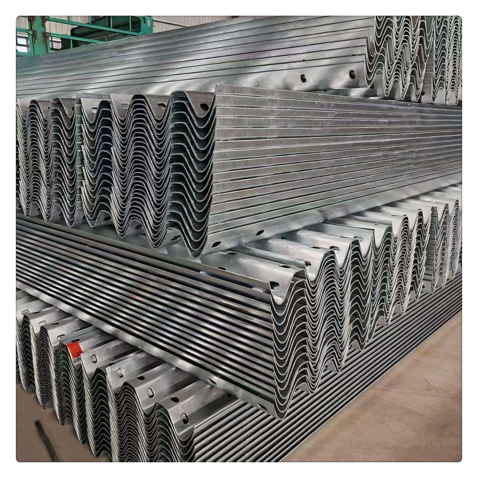 High Performance Highway Safety Barrier Three Beam Corrugated Thrie Beam Guardrail
