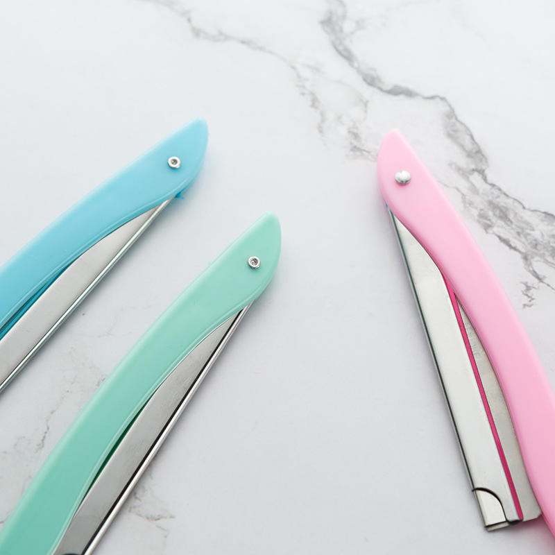 Foldable Eyebrow Knife Stand Feather Knife Holder Portable Eyebrow Knife