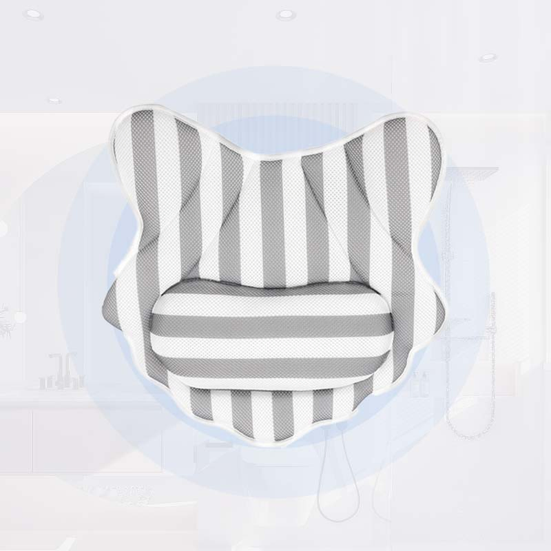 Waterproof Polyurethane Foam Star Shape SPA Bath Pillow with Suction Cup