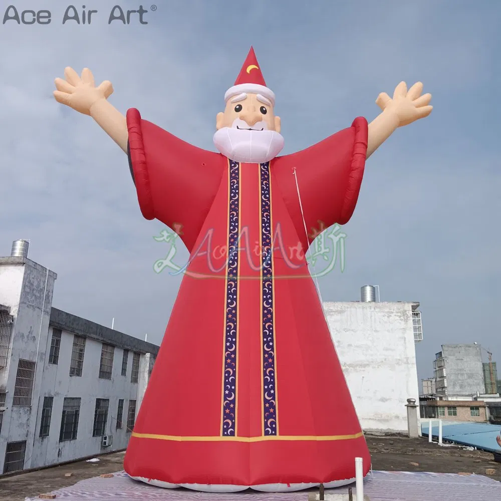Inflatable Orthodox Santa Claus Festival Celebration Winter Xmas Decoration